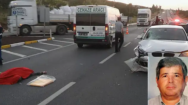 Otomobille çarpışan motosikletin sürücüsü öldü