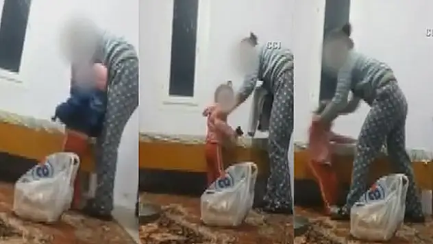 Öz anneden küçük kıza öldüresiye dayak