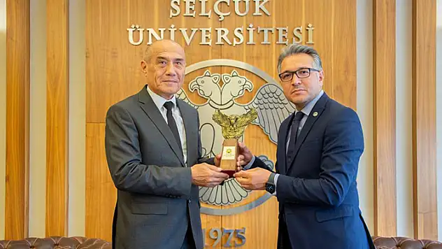 Özbek Rektör Sirojiddinov'dan Rektör Aksoy'a ziyaret
