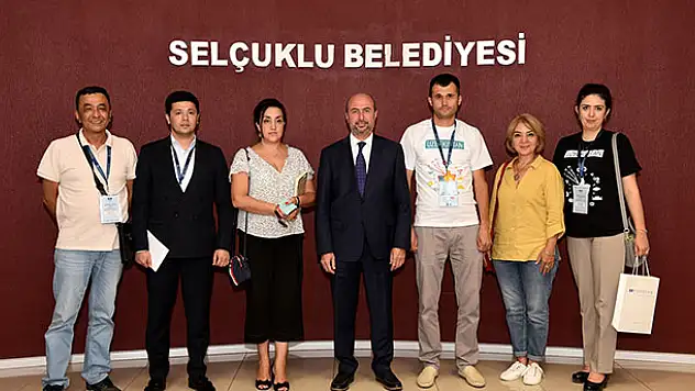 Özbekistan Heyeti'nden Selçuklu Belediyesine ziyaret