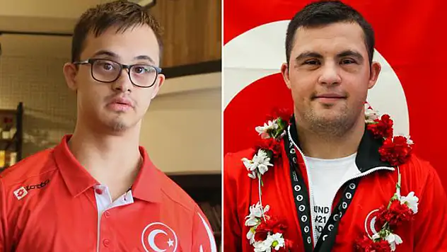Özel sporcular Talha Ahmet Erdem ve Doğukan Coşar Avrupa Şampiyonu
