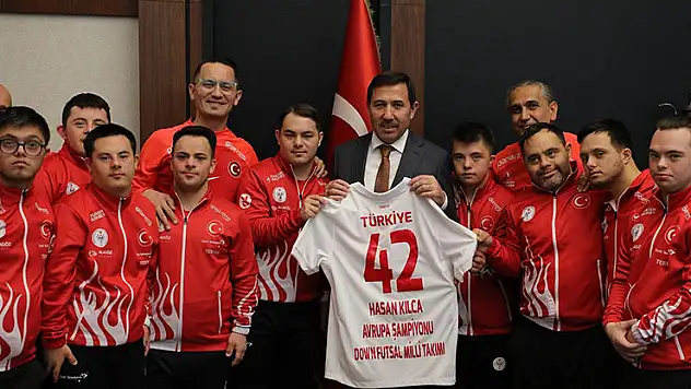 Özel sporculardan Başkan Kılca'ya ziyaret