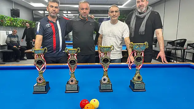Özel Türkiye Bilardo Şampiyonası Konya'da yapıldı