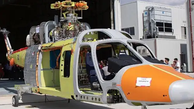 Özgün helikopterin palleri dönmeye başladı