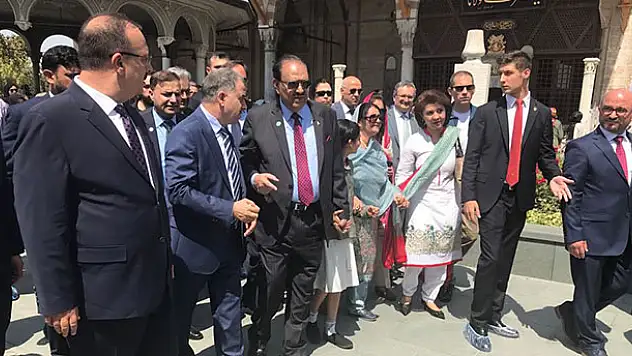Pakistan Cumhurbaşkanı Hüseyin Konya'da