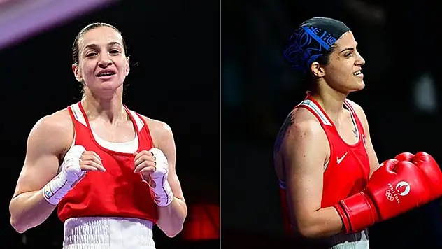 Paris 2024'te Buse Naz Çakıroğlu ringde, Busenaz Sürmeneli tribünde mücadele etti
