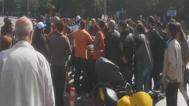 Patlama yerinde linç girişimi