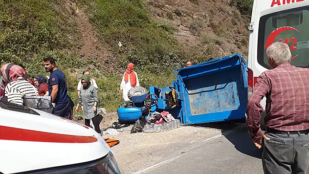Patpat devrildi, aynı aileden 7 kişi yaralandı
