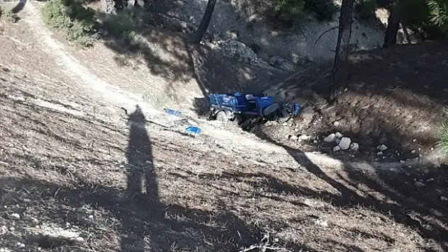 Patpat motoru uçuruma yuvarlandı: 1 ölü, 2 yaralı