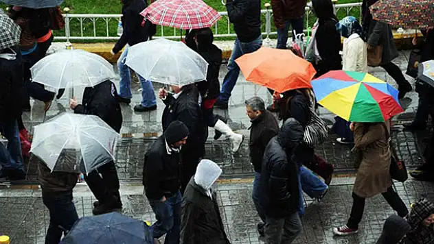 Pazar günü yağmur geliyor