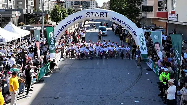 Pedallar Karatay'da döndü! Yarışlar nefes kesti