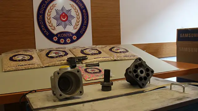 Piston içinde uyuşturucu sevkiyatı