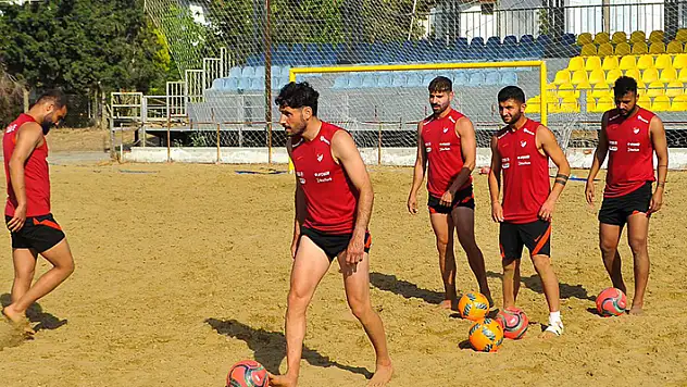 Plaj futbolunda Avrupa hazırlığı
