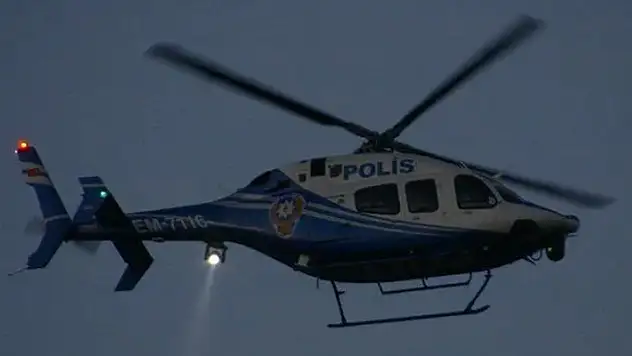 Polis helikopterine lazer tuttu: 91 bin lira ceza uygulandı

