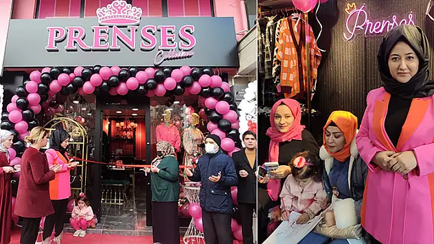 Prenses butik mağazası açıldı