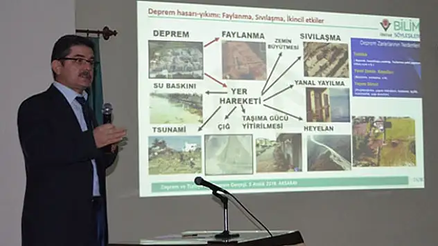 Prof. Dr. Nalbantçılar: Tuz Gölü fay hattı Aksaray için risk oluşturuyor