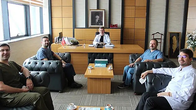 Prof Dr Serkan Topaloğlu'ndan Meram Tıp Fakültesi Hastanesine ziyaret