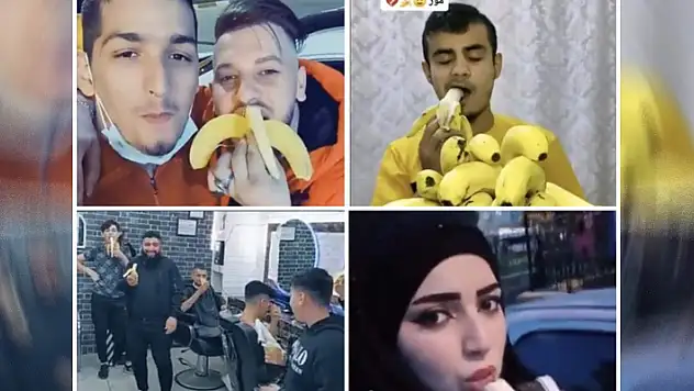 Provokatif amaçlı muz yeme videosu çeken Suriyelilerden 7'si sınır dışı edilecek
