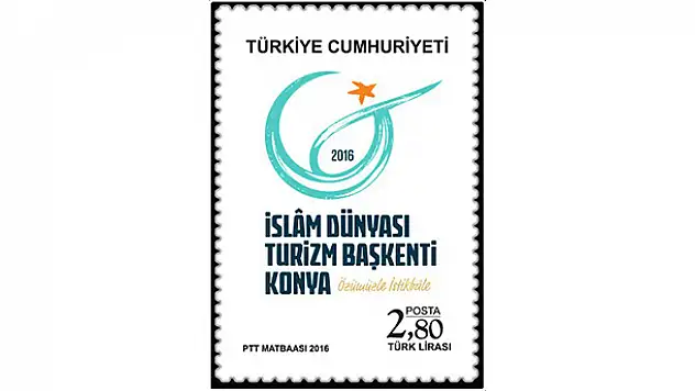PTT'den Konya'ya Özel 'Başkent' Pulu