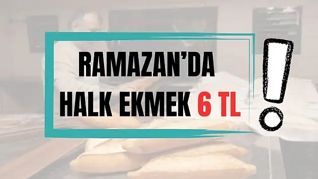 Ramazan boyunca Konya'nın bu ilçesinde ekmek 6 Lira!