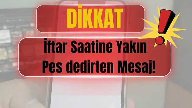 Ramazan'da bu mesajı alanlar hemen kontrol etsin!