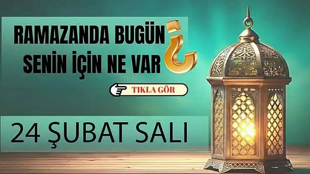 Ramazanın 6. gününe özel hazırlanan manevi iftariyelikler
