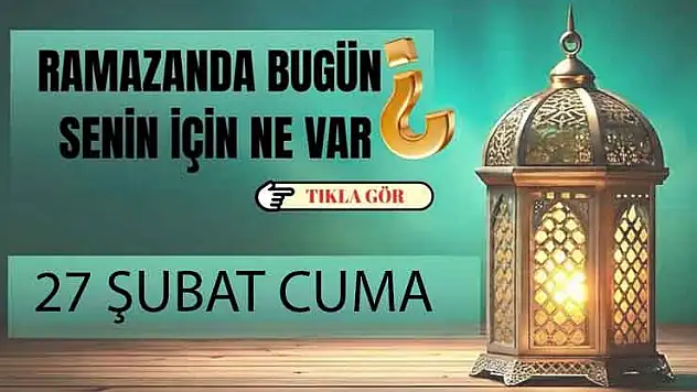 Ramazanın 9. gününe özel hazırlanan manevi iftariyelikler