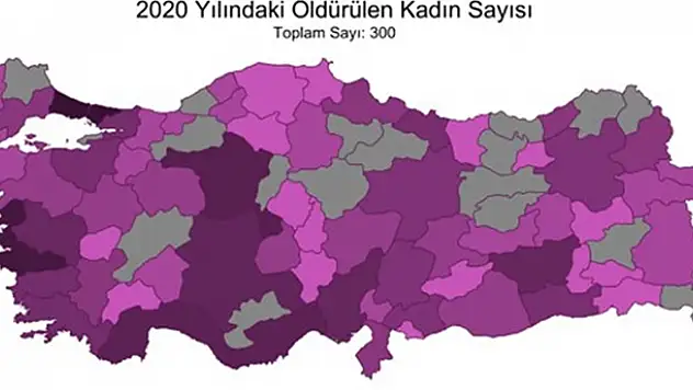 Rapor: 2020'de 300 kadın öldürüldü, 171 kadın şüpheli şekilde ölü bulundu! Konya'da öldürülen kadın sayısı 11...