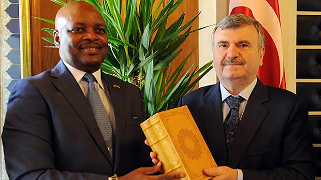 Raunda Ankara Büyükelçisi Nkurunziza'dan, Başkan Aykürek'e ziyaret