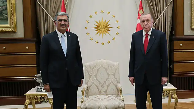 Recep Konuk Cumhurbaşkanı Erdoğan'ı ziyaret etti
