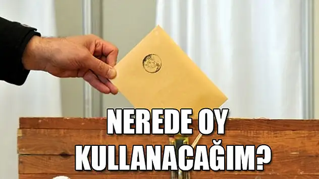 Referandumda nerede oy kullanacağım?