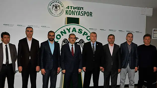 Rektör Şahin, 'Konyasporlu Olduğumuzu Gururla Söylüyoruz'