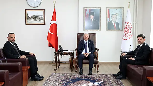 Rektör Yılmaz ve Müdür Çiftçi'den Vali Akın'a ziyaret