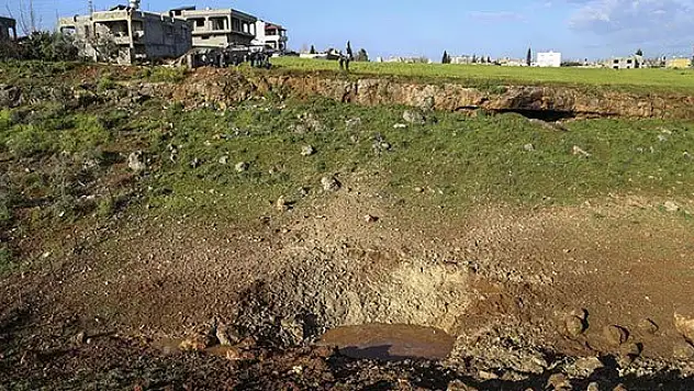 Reyhanlı'da boş arazideki patlama
