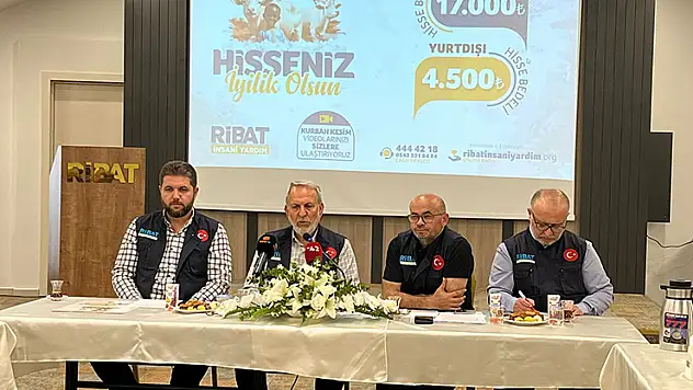 Ribat İnsani Yardım Derneği  2025 kurban organizasyonu ile ilgili bilgi verdi