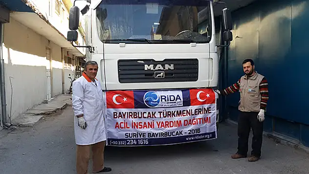 Rida-Der'den Bayırbucak Türkmenlerine yardım