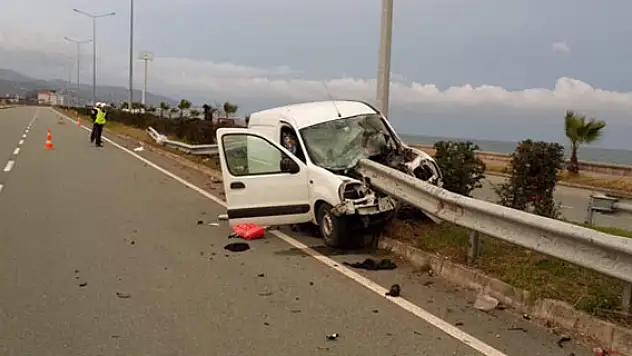 Rize'de trafik kazası: 1 ölü