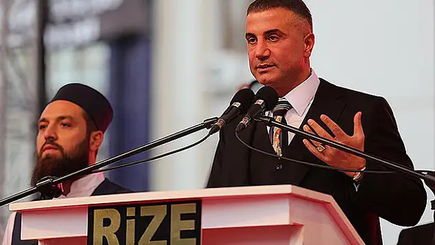 Rize'deki Sedat Peker'in yaptığı mitinge savcılık soruşturması