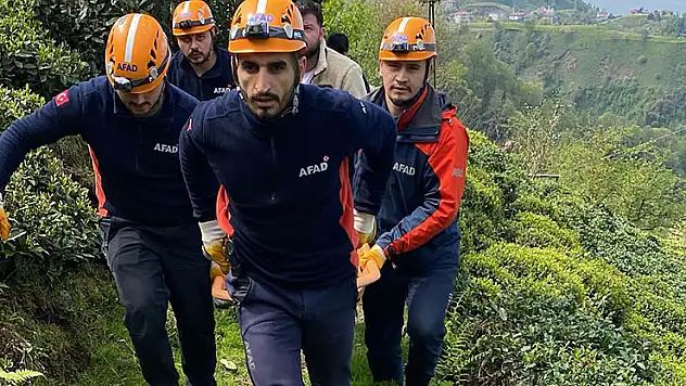 Rize'de teleferik teline takılarak düşen şahıs hayatını kaybetti
