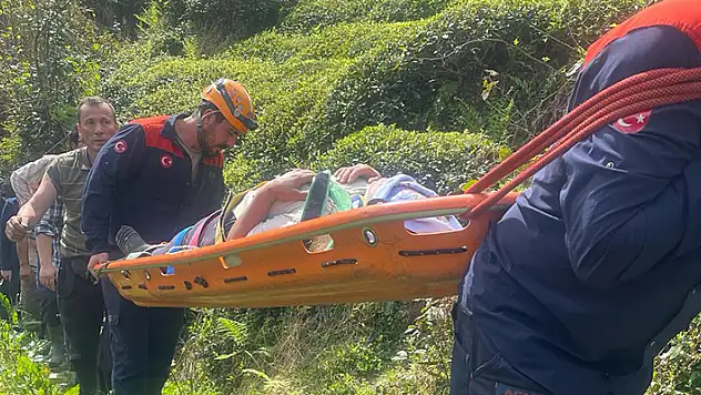 Rize'de teleferikten düşen 2 kadın yaralandı
