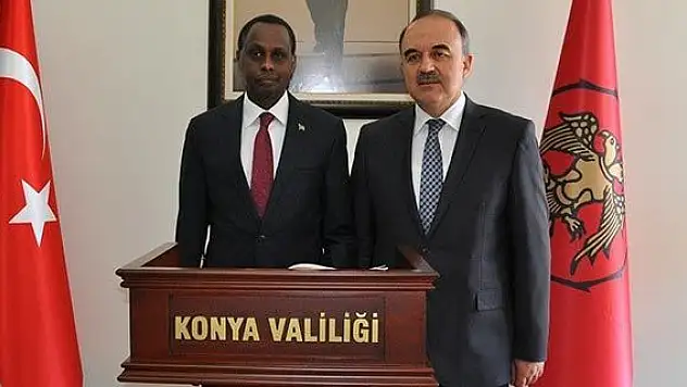 Ruanda Büyükelçisi Vali Erol'u ziyaret etti