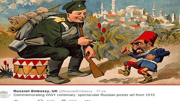 Rus Büyükelçiliği'nden küstah paylaşım!