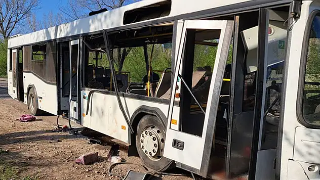 Rusya, Ukrayna'da sivilleri taşıyan otobüsü vurdu: 9 ölü, 30 yaralı