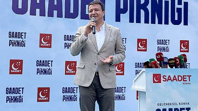 Saadet Partisi Genel Başkanı Arıkan Konya'da hasada katıldı