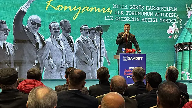 Saadet Partisi Genel Başkanı Arıkan, Konya'da iş insanlarıyla buluştu