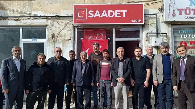 Saadet Partisi Hadim İlçe Kongresi gerçekleşti