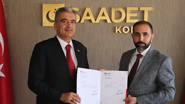 Saadet Partisi Konya İl Başkanlığı'nda görev değişimi