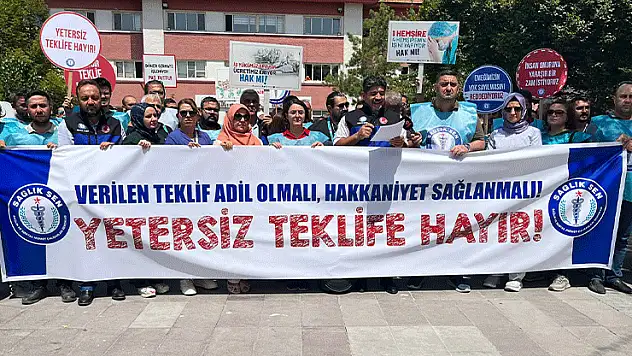Sağlık-Sen Konya Şubesi'nden zam teklifine sert tepki