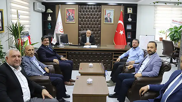 Sağlık-Sen'den Arif Topal'a hayırlı olsun ziyareti