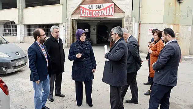 Sahibata Katlı Otoparkı yıkılıyor